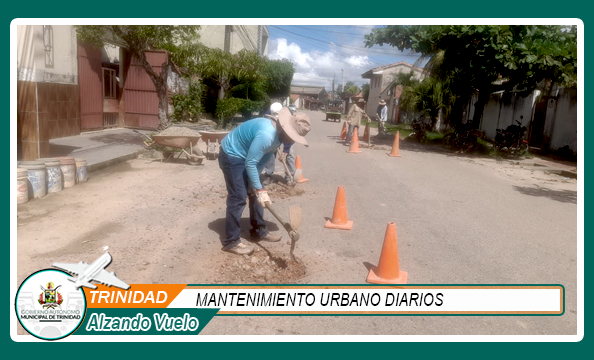 GAMT REFUERZA TRABAJOS DE MANTENIMIENTO URBANO EN CALLES Y ESPACIOS PÚBLICOS