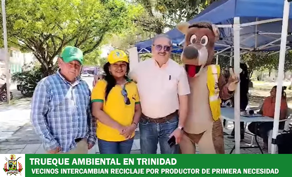 CON ÉXITO SE REALIZÓ LA FERIA DEL TRUEQUE EN LA PLAZUELA FÁTIMA ESTE SÁBADO