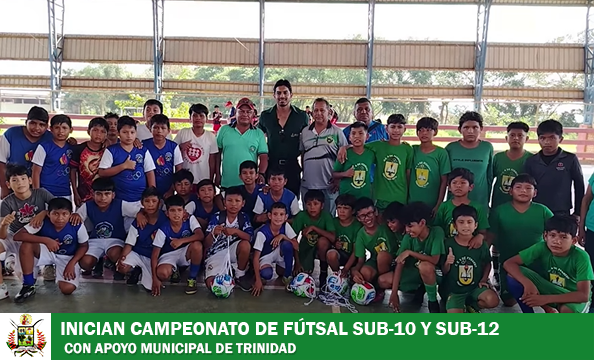INICIÓ EL CAMPEONATO DE FUTSAL SUB-10 Y SUB-12 EN TRINIDAD