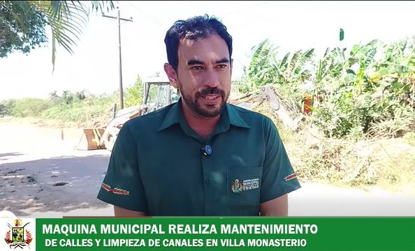 MUNICIPIO INTENSIFICA TRABAJOS DE DRENAJES Y MANTENIMIENTO DE VÍAS EN VILLA MONASTERIO