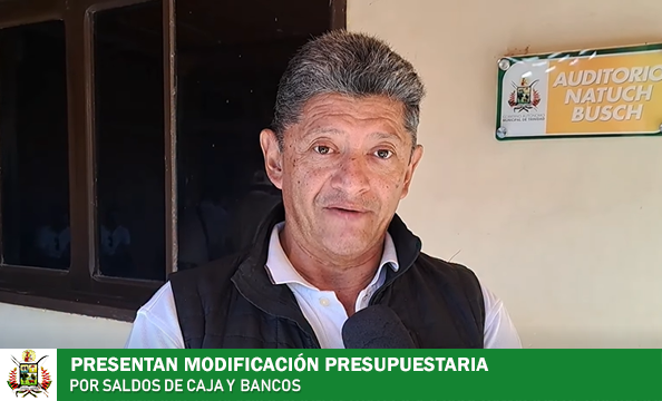 GOBIERNO MUNICIPAL PRESENTA ANTE EL CONTROL SOCIAL MODIFICACIÓN PRESUPUESTARIA POR SALDO CAJA BANCO 2025