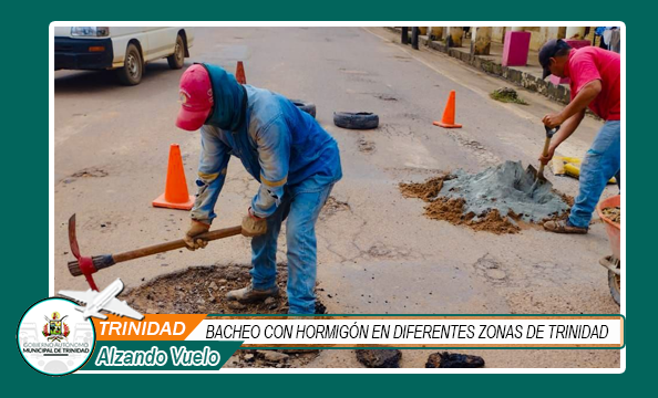 TRINIDAD MANTIENE ACTIVOS LOS TRABAJOS DE MANTENIMIENTO VIAL Y ÁREAS VERDES