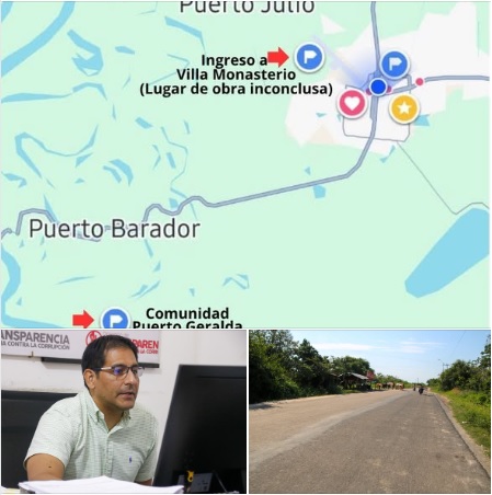 CASO ALUVIÓN II AVANZA EN LA JUSTICIA ANTICORRUPCIÓN: INVESTIGAN PROYECTO DE MEJORAMIENTO DE CAMINO A VILLA MONASTERIO (INCONCLUSO) AMPARADO EN EMERGENCIA DE COMUNIDADES