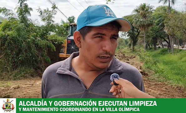 SE REFUERZA EL TRABAJO DE LIMPIEZA DE LA VILLA OLÍMPICA CON MAQUINARIA