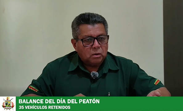 CONTROL DEL DÍA DEL PEATÓN DEJA 35 VEHÍCULOS DE DOS Y CUATRO RUEDAS MULTADOS EN TRINIDAD