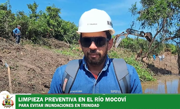 GAM-T EJECUTA PLAN PREVENTIVO EN CANALES Y DRENAJES DE LA ZONA NORTE DEL CAUSE DEL RÍO MOCOVÍ DE TRINIDAD