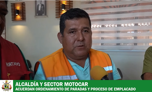 ALCALDE  Y FEDERACIÓN DE MOTOCAR SANTÍSIMA TRINIDAD ACUERDAN REGULARIZACIÓN DE PARADAS Y PROCESO DE EMPLACAMIENTO 