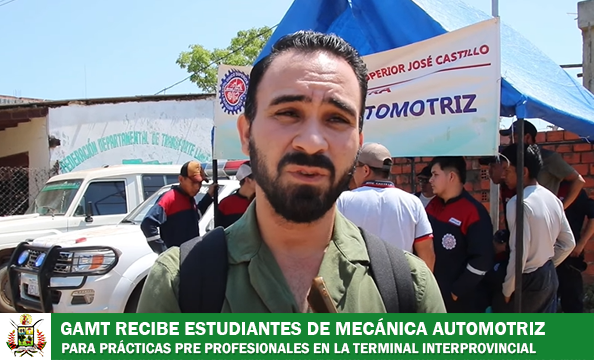 GAM TRINIDAD RECIBE ESTUDIANTES DE MECÁNICA AUTOMOTRIZ PARA PRÁCTICA PRE PROFESIONAL EN LA TERMINAL INTERPROVINCIAL