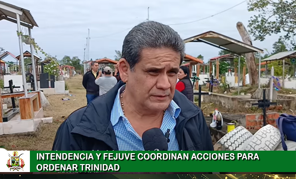 GESTIÓN MUNICIPAL REALIZA LIMPIEZA EN EL CEMENTERIO COVID.