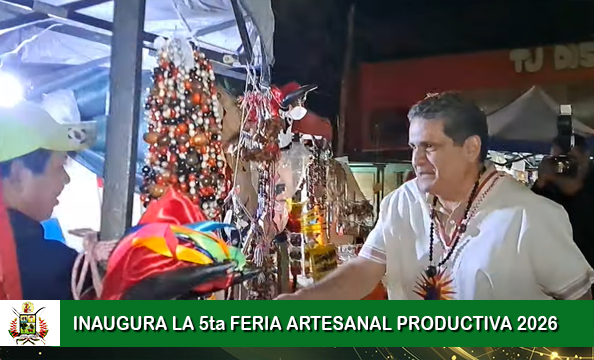 TRINIDAD INAUGURA LA 5ta FERIA ARTESANAL PRODUCTIVA 2026