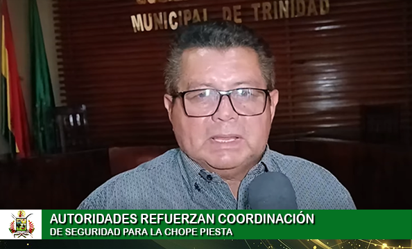 REUNIÓN ESTRATÉGICA DEFINE ACCIONES OPERATIVAS PARA GARANTIZAR LA SEGURIDAD EN LA CHOPE PIESTA.