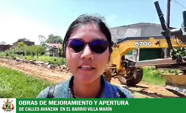 INFRAESTRUCTURA VÍAL CONTINÚA CON EL CRONOGRAMA DE FIN DE SEMANA MEJORANDO LAS  VÍAS DE VILLA MARÍN 