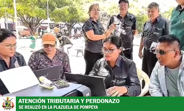 RECAUDACIONES DEL GAM-T REALIZÓ LA JORNADA DE ALIVIO TRIBUTARIO EN LA PLAZUELA DE POMPEYA 