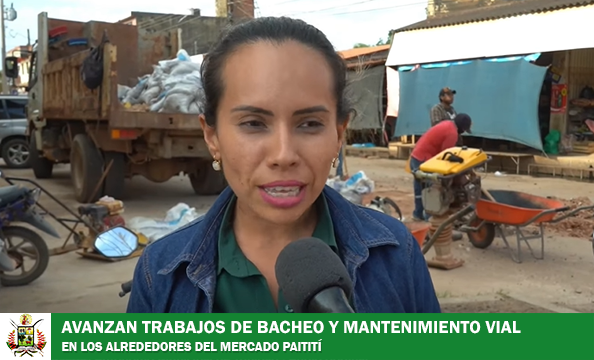 GAM-T MEJORA ACCESO AL MERCADO PAITITÍ CON TRABAJO DE BACHEO PREVENTIVO