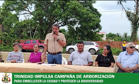 GAM-T INICIA CAMPAÑA DE ARBORIZACIÓN DE TRINIDAD CON LA SIEMBRA DE PLANTINES EN EL DÍA DEL ÁRBOL