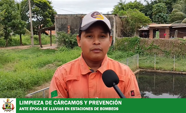 UNIDAD DE GESTIÓN DE RIESGO REALIZA LIMPIEZA Y MANTENIMIENTO PREVENTIVO A ESTACIONES DE BOMBEO 13 DE ABRIL