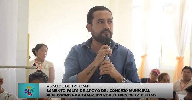 CRISTHIAN CÁMARA LANTÓ FALTA DE APOYO DEL CONSEJO MUNICIPAL